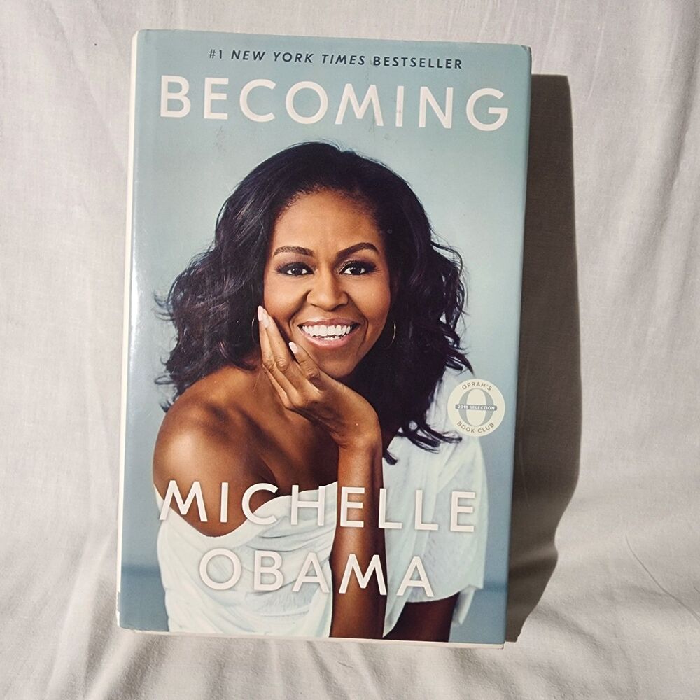 Becoming Hardcover Michelle Obama Memoir Book First Edition Crown Publishing
